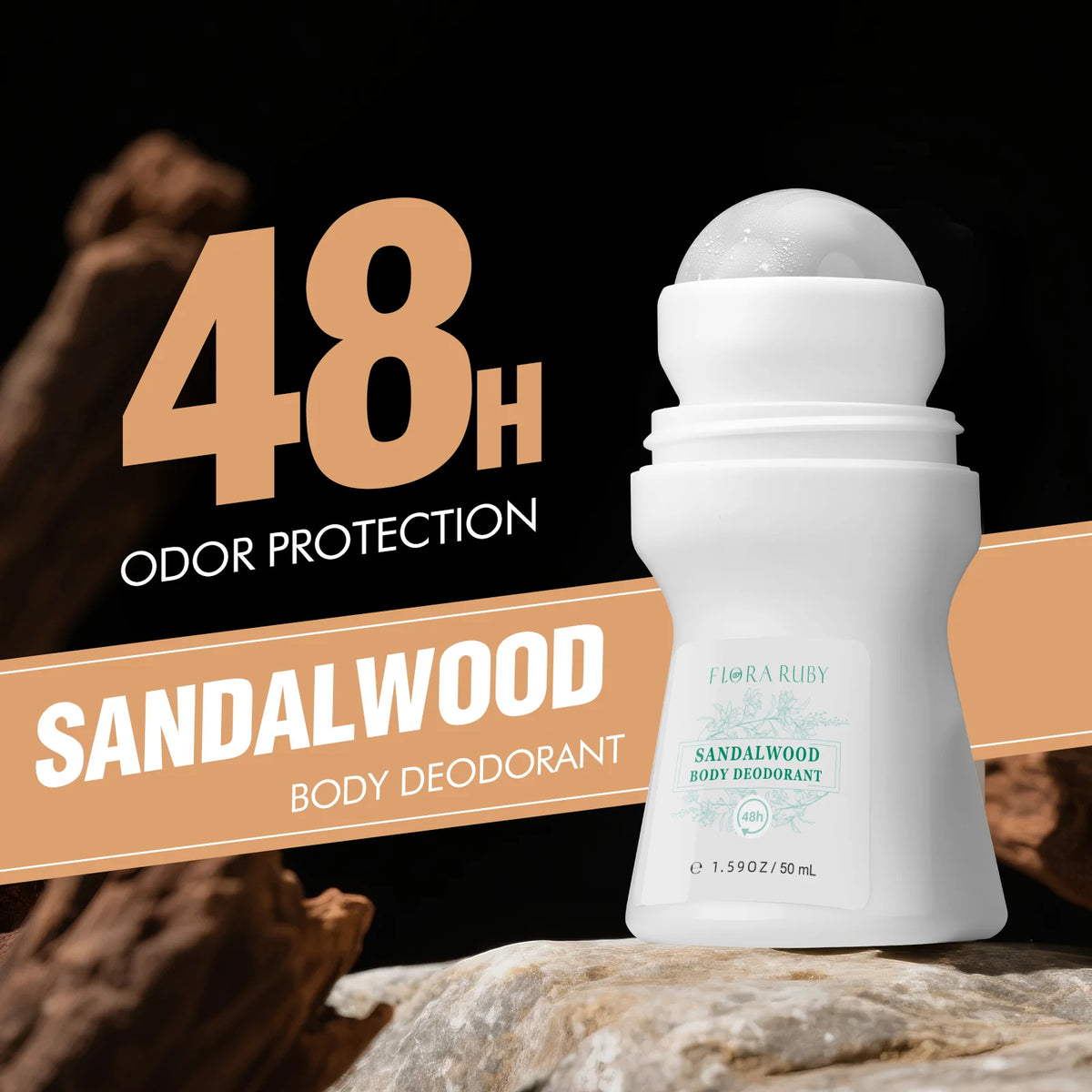 Aluminum-Free Deodorant Roll-On – 4 Scents | Unisex Daily Odor Protection