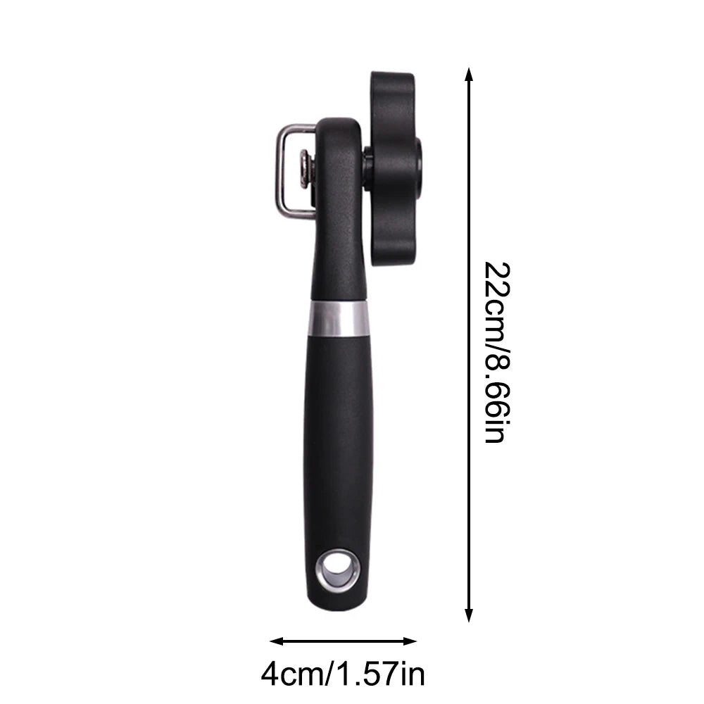 Smooth-Edge Manual Can Opener – Black