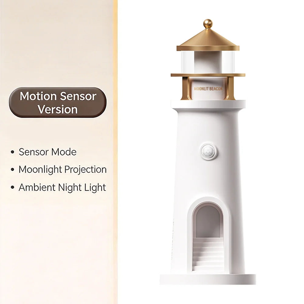 Moon Projection Lamp – Sensor, Remote & Speaker Options