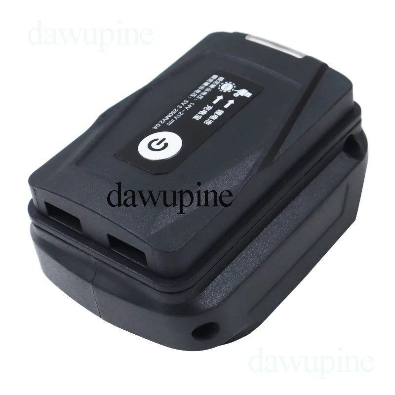 Li-ion Battery Case Adapter — Rechargeable Battery Holder with USB Output