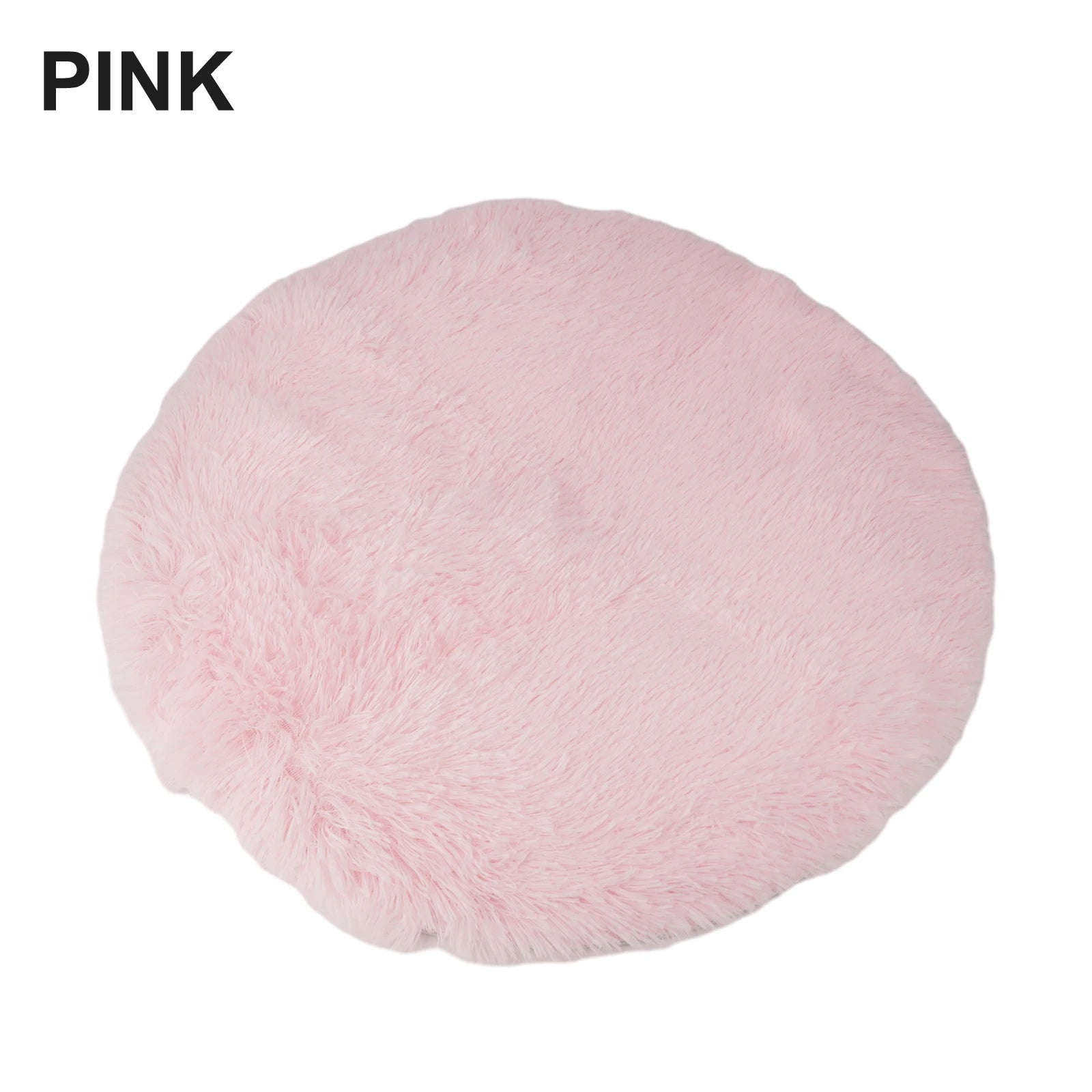 Super Soft Shaggy Area Rug – Anti-Slip 4cm Pile Round Rug for Living Room & Bedroom, 12 Colors & 3 Sizes