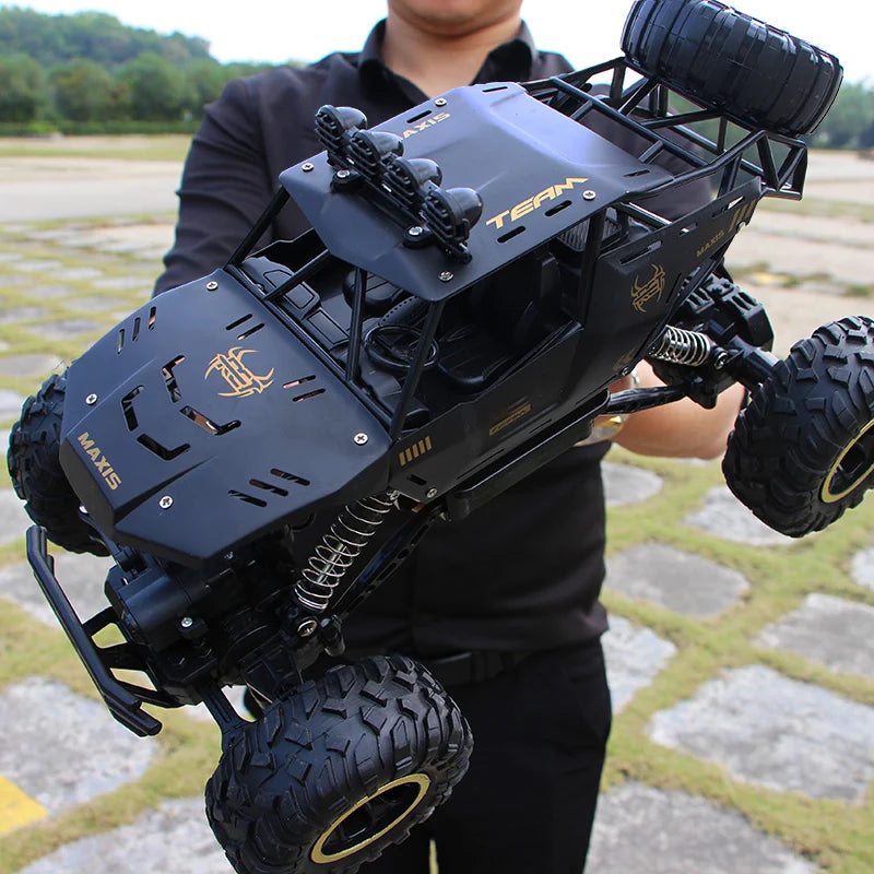 1:12 / 1:16 Scale 4WD RC Off-Road Buggy Truck with LED Lights – Remote Control Car for Boys