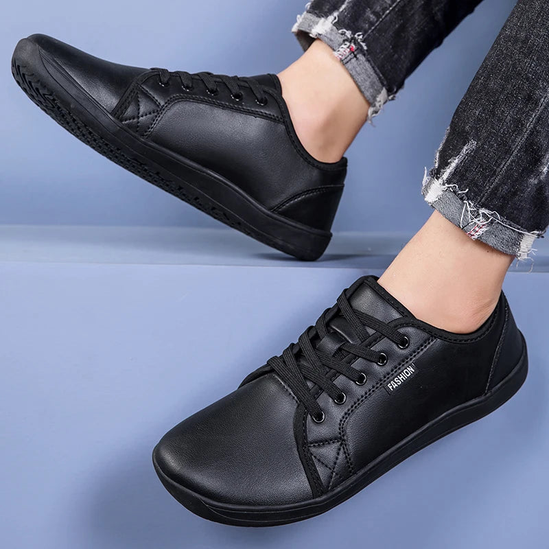 Men's Waterproof Barefoot Minimalist Sneakers — Wide Toe
