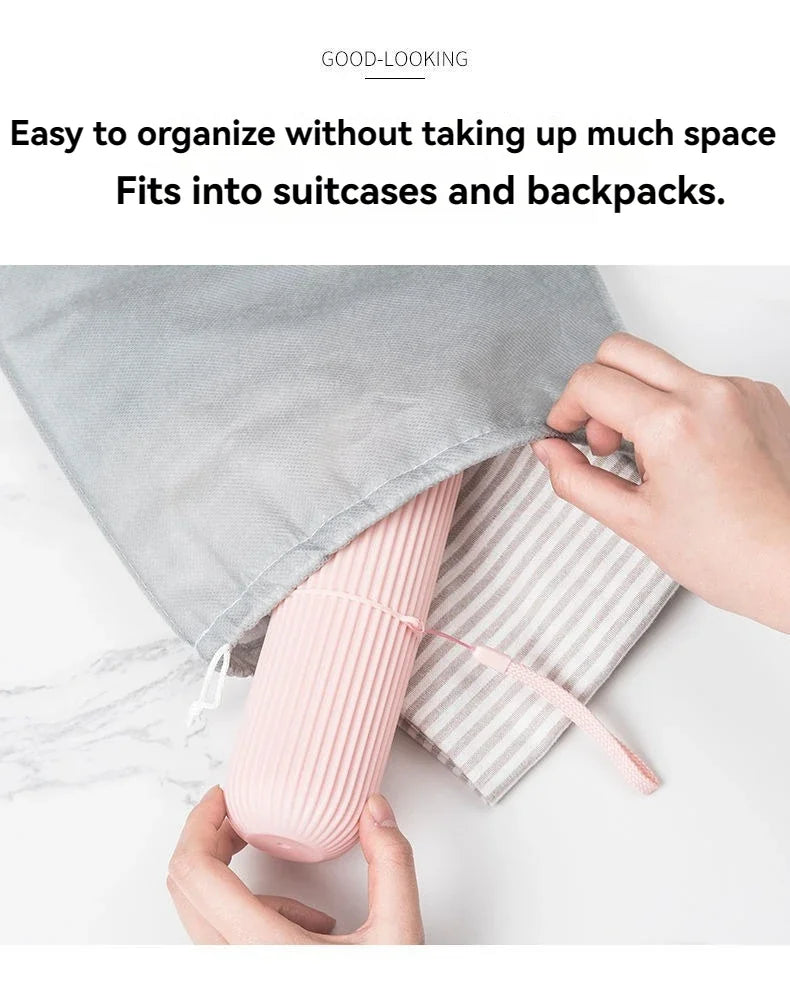 Portable Toothbrush & Toothpaste Travel Case — Hygienic Storage Box for Camping & Travel