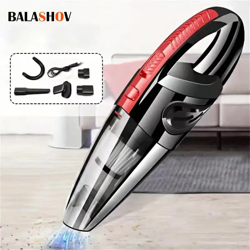 Portable Wireless Handheld Vacuum Cleaner – Powerful Suction for Car, Home & Pet Hair