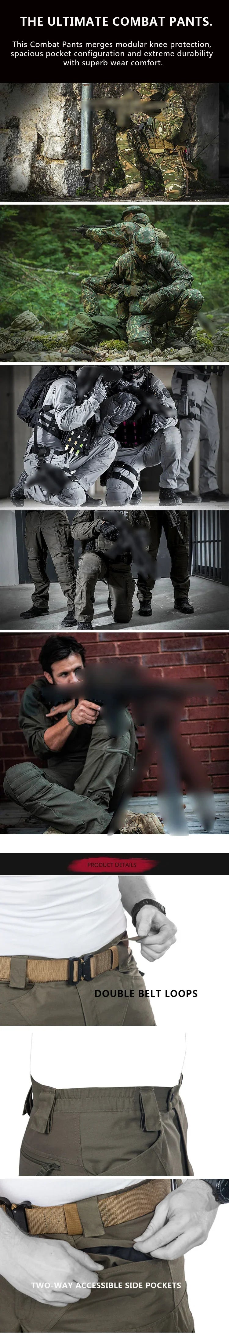 Men's Tactical Cargo Pants – Multi-Pocket Combat Work Pants