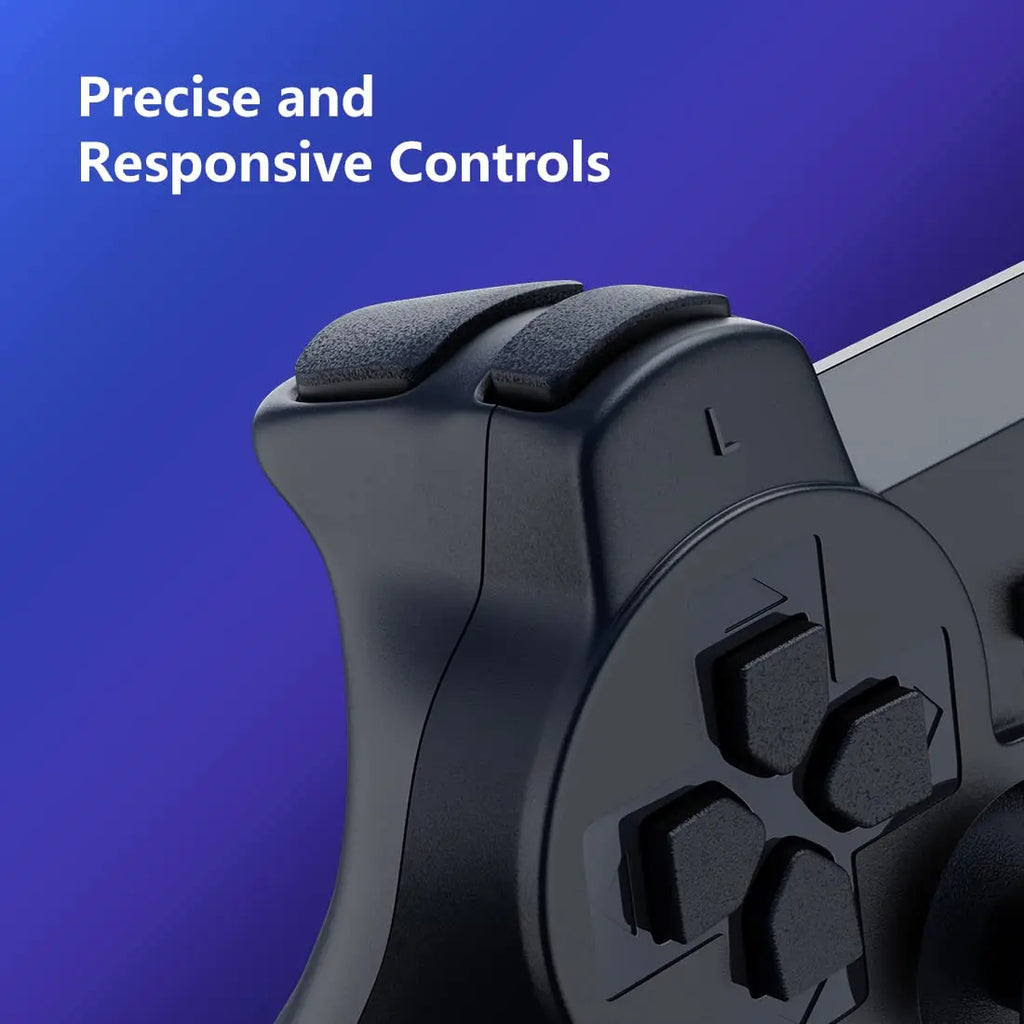 2.4G Wireless PS2 Gamepad – Dual Vibration Joystick Controller for PC & USB