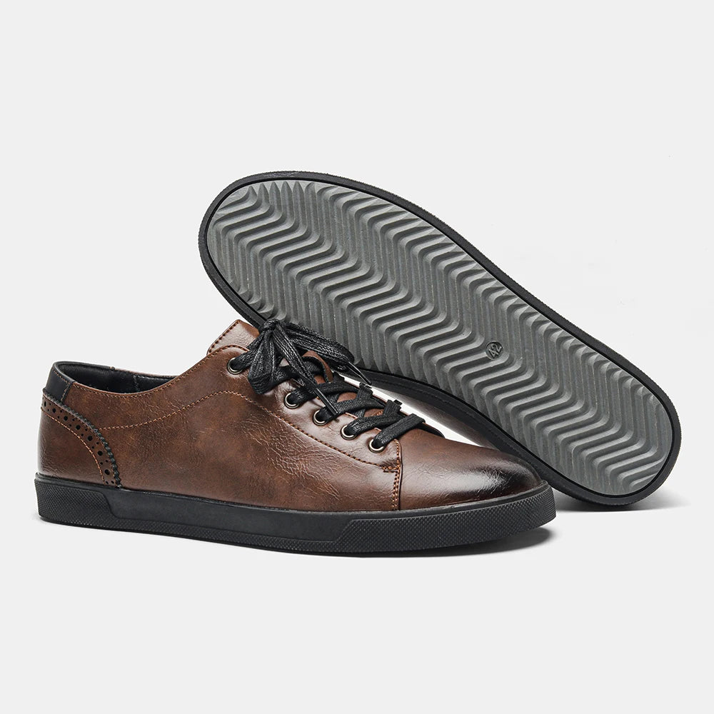 Men's Lightweight Breathable Fashion Sneakers — Comfortable Casual Everyday Shoes
