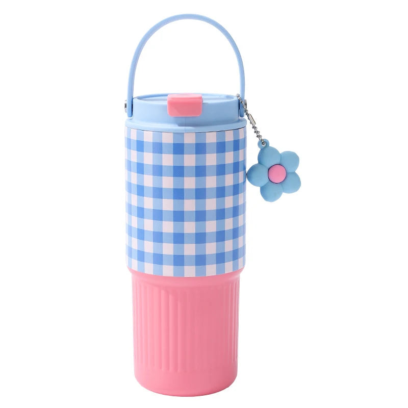 750ml 316 SS Vacuum Thermos Tumbler – Hot & Cold, Leakproof, Car Cup Holder Fit, Gift for Women, 6 Colors