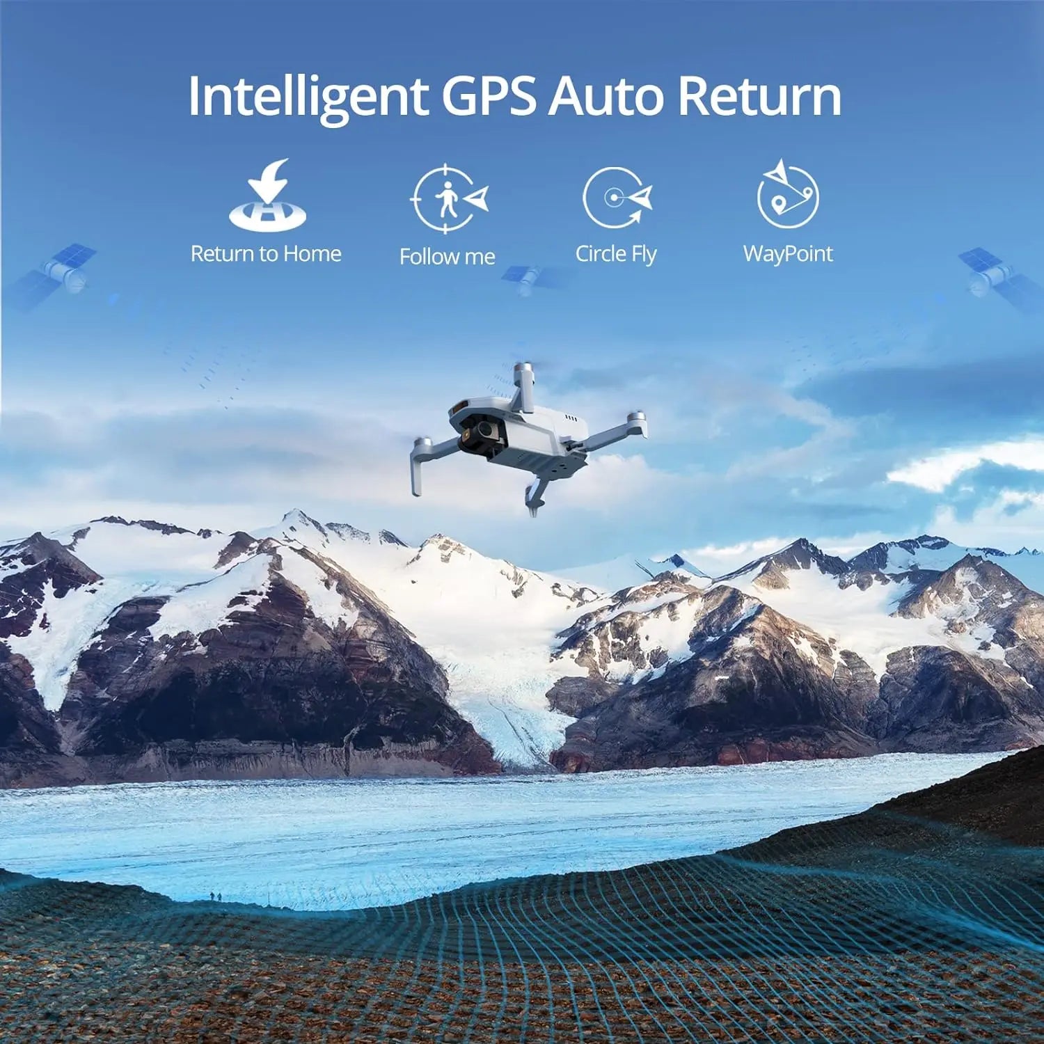 Potensic Atom SE 4K GPS Drone — Under 249g, Single Axis Gimbal, 4km Range, 29-Min Flight Time