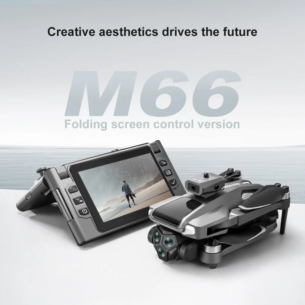 M66 Foldable Camera Drone with Screen Remote