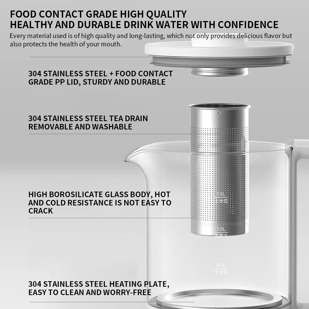 MIJIA Multifunctional Health Pot & Electric Kettle N1 – 304 Stainless Steel, Heat Preservation