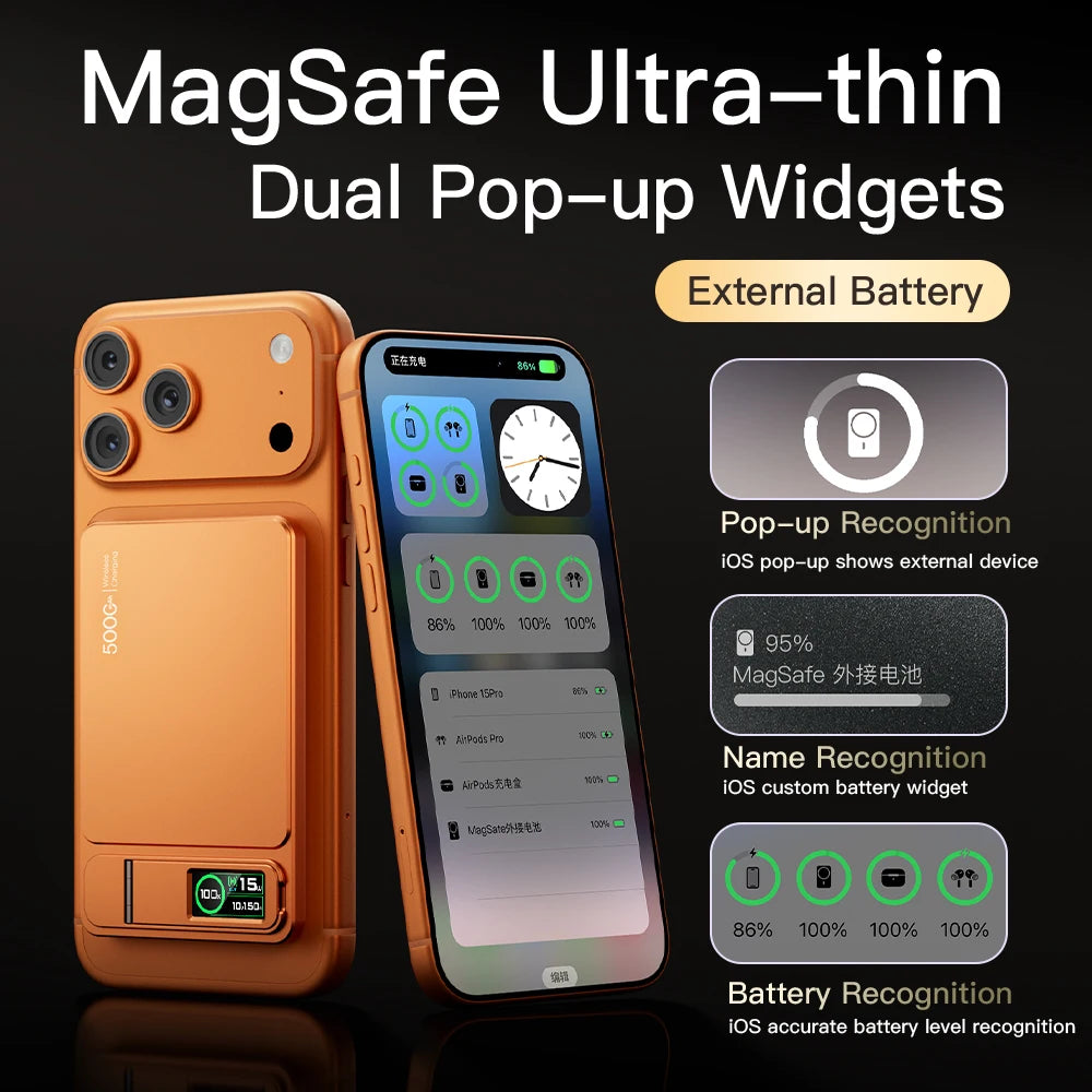 10000mAh Slim Power Bank — Lightweight Portable Charger for Everyday Carry