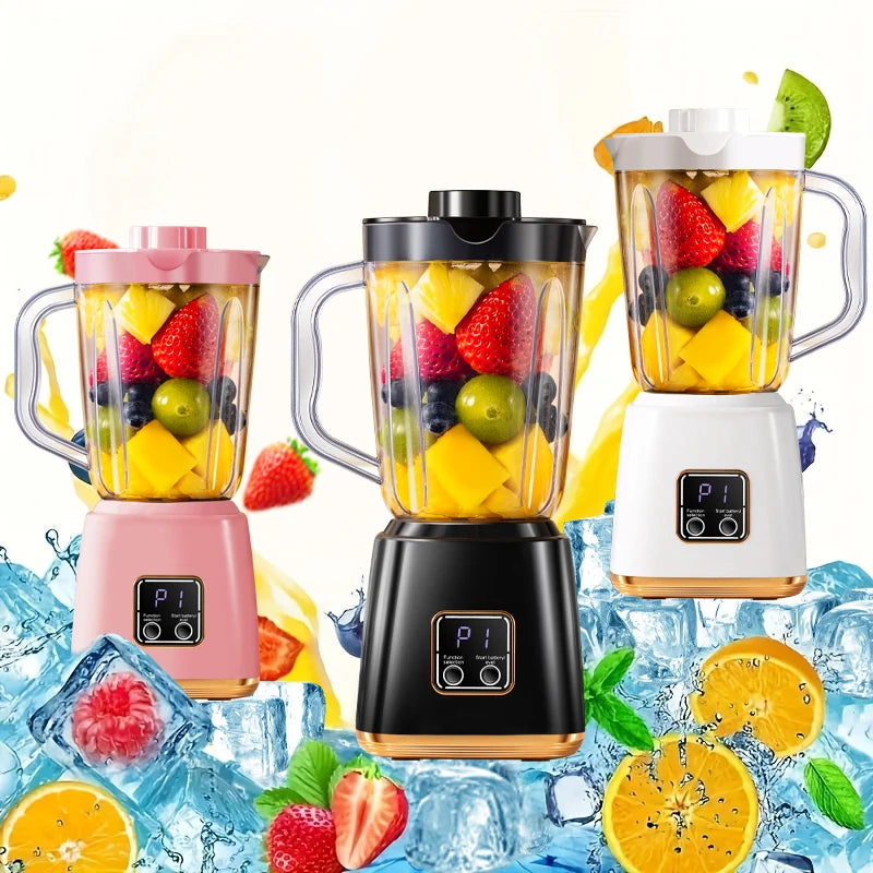 Small Household Fruit Juicer – Compact Electric Blender for Smoothies, Milkshakes & Fresh Juice
