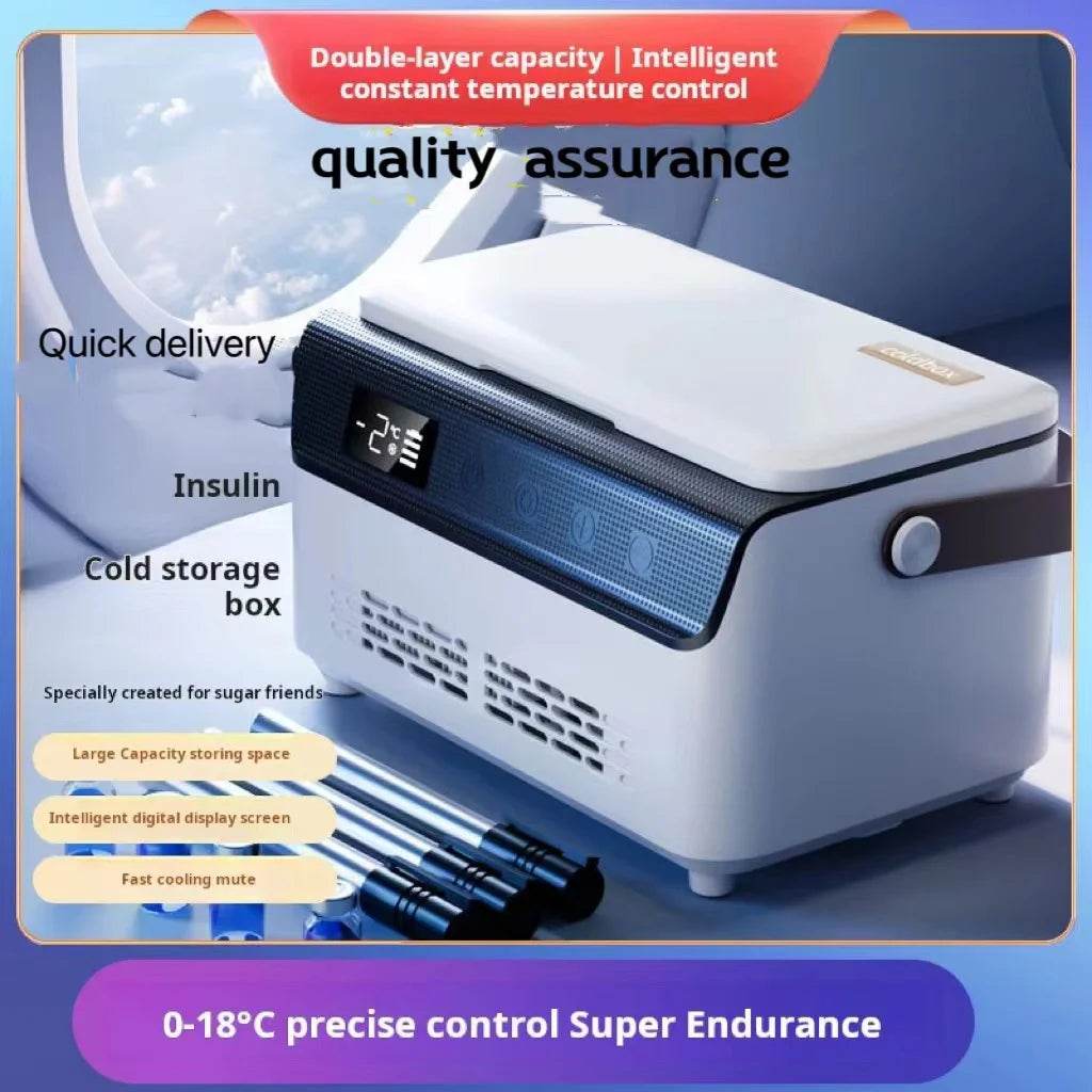 Insulin Refrigerator Box – Portable Medicine Cooler for Car, Travel & Home Use