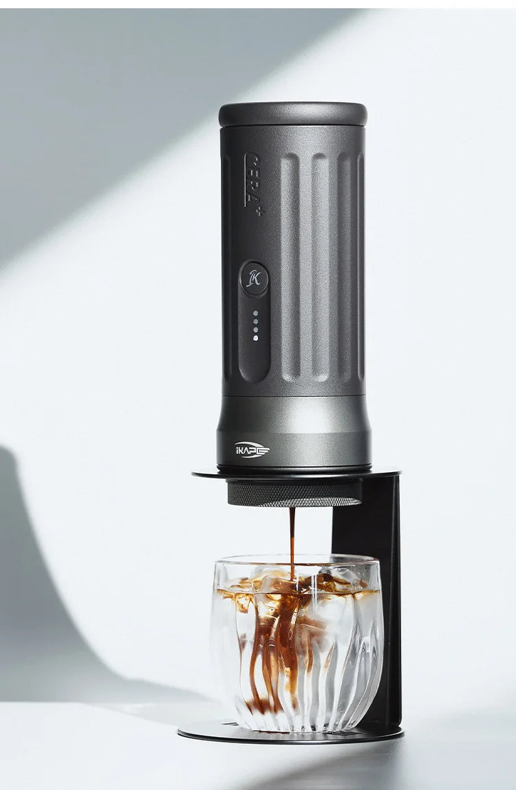 The Smartest Espresso Machine You Can Take Anywhere — IKAPE Kapo K2 | Bluetooth, 20-Bar, 13500mAh Battery, 51/58mm Portafilter