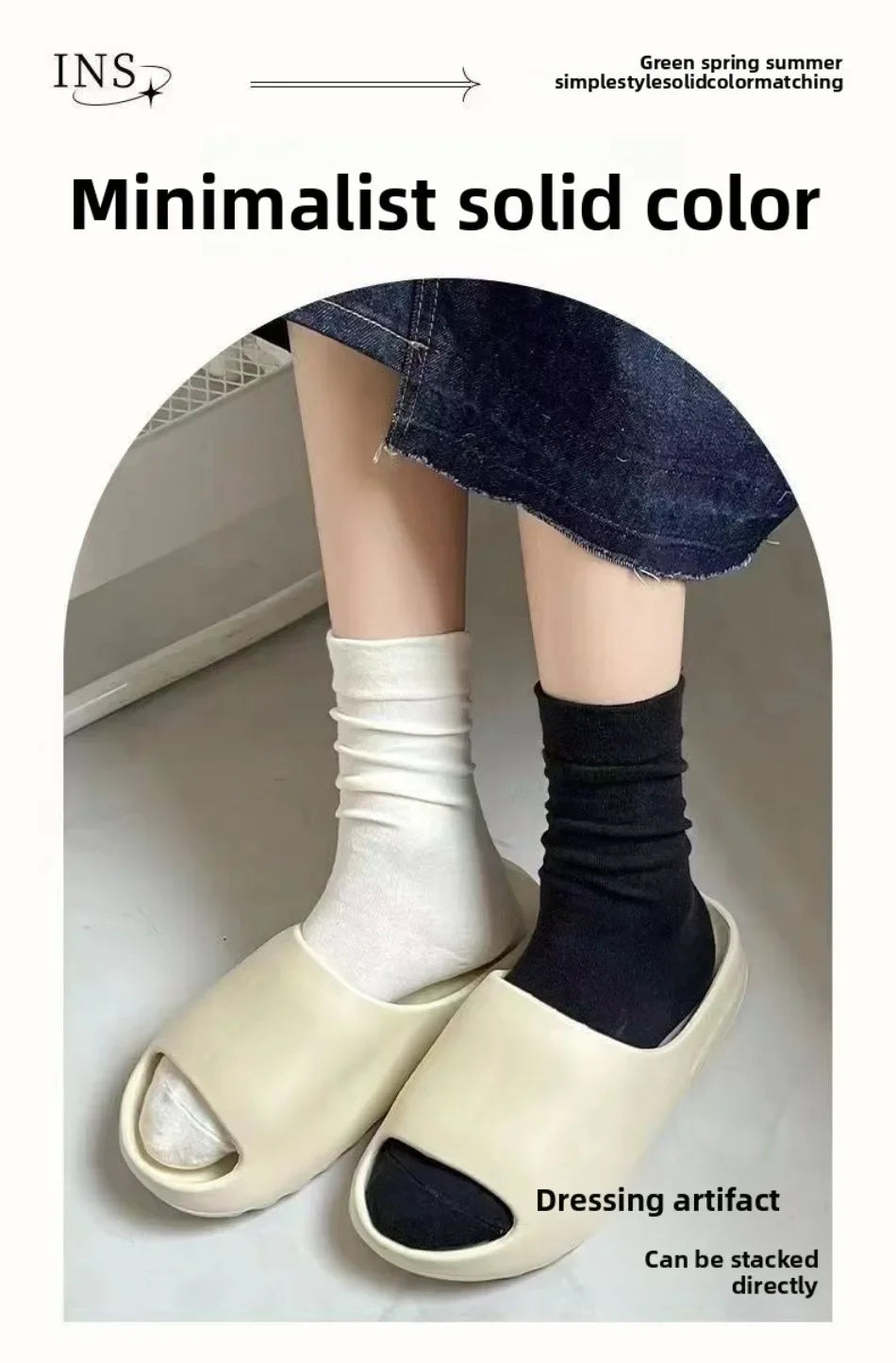 Women's Cotton Slouch Socks – 5-Pair Pack