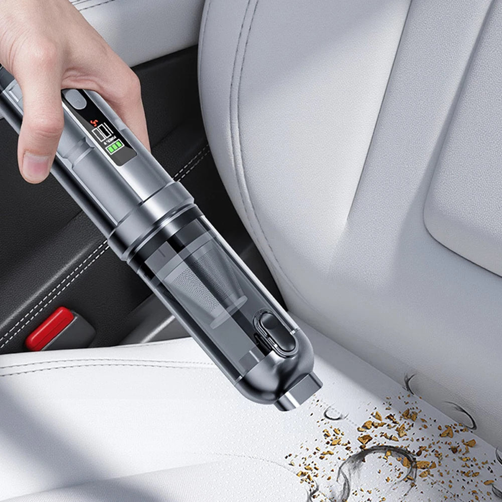 Handheld Car Vacuum – 17kPa Cordless Brushless Cleaner