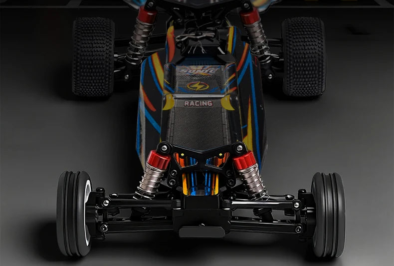 WLtoys 244016 V2 1:24 Scale 2WD RC Racing Car with Electronic Gyro – 25KM/H 3-Speed Remote Control