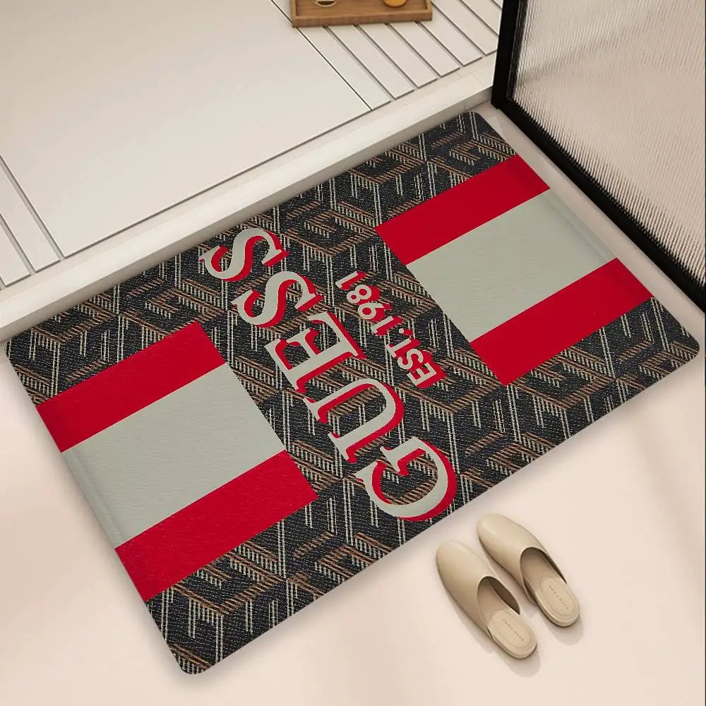 Fashion Hallway Runner Rug – Non-Slip Laundry Room & Balcony Mat for Home Decor