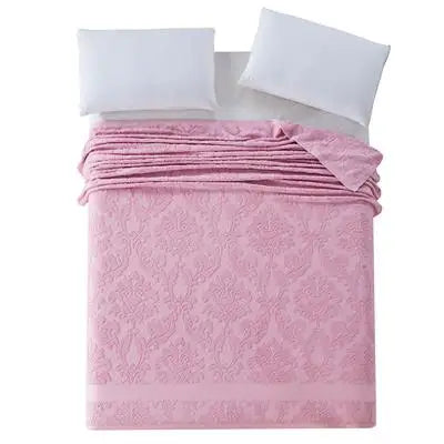 Summer Blanket for Beds | 100% Cotton Solid Color Towel Blanket, Twin, Full & Queen Size Bedspread