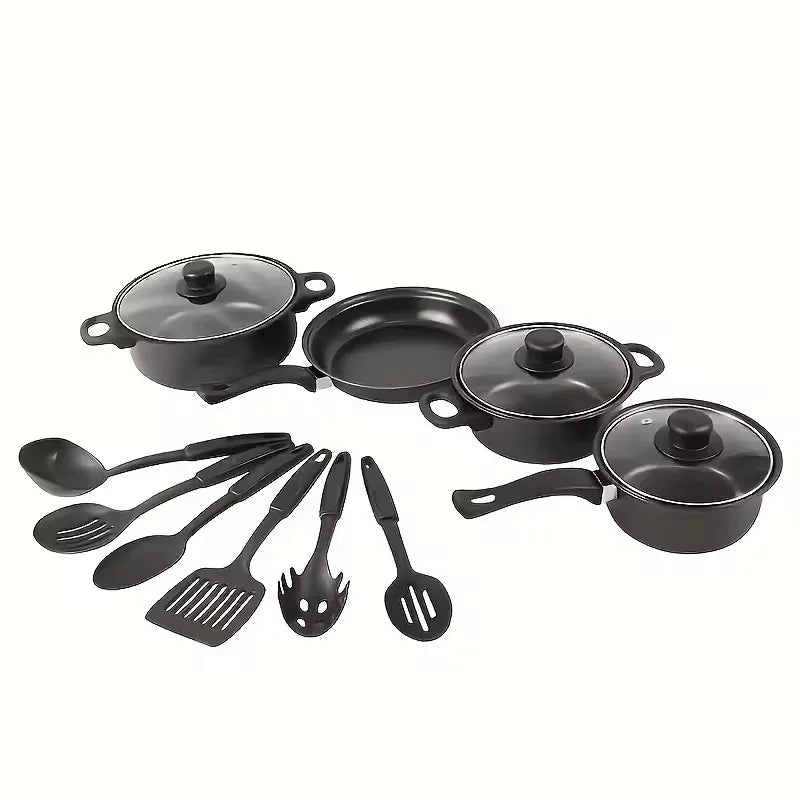 Nonstick Cookware Set – Induction Pots, Pan & Utensils