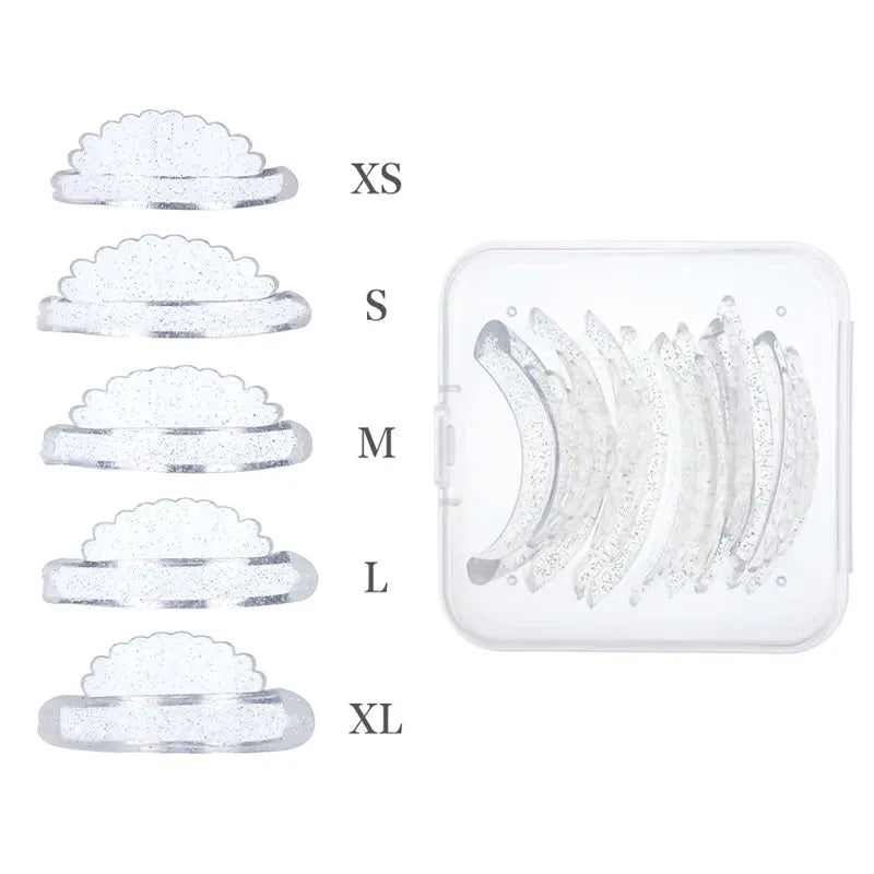5-Pair Silicone Lash Lifting Perm Rods Set