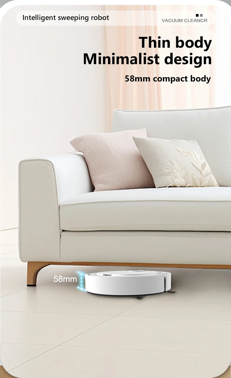 3-in-1 Smart Wireless Robot Vacuum Cleaner — Sweeping, Vacuuming & Floor Washing for Home, Carpet & Pet Hair (2025)