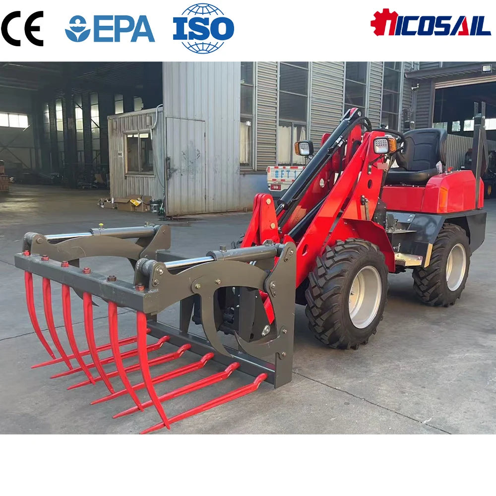 Nicosail KZL918 Mini Telescopic Wheel Loader – CE Certified, Easy Operation for Farm & Construction