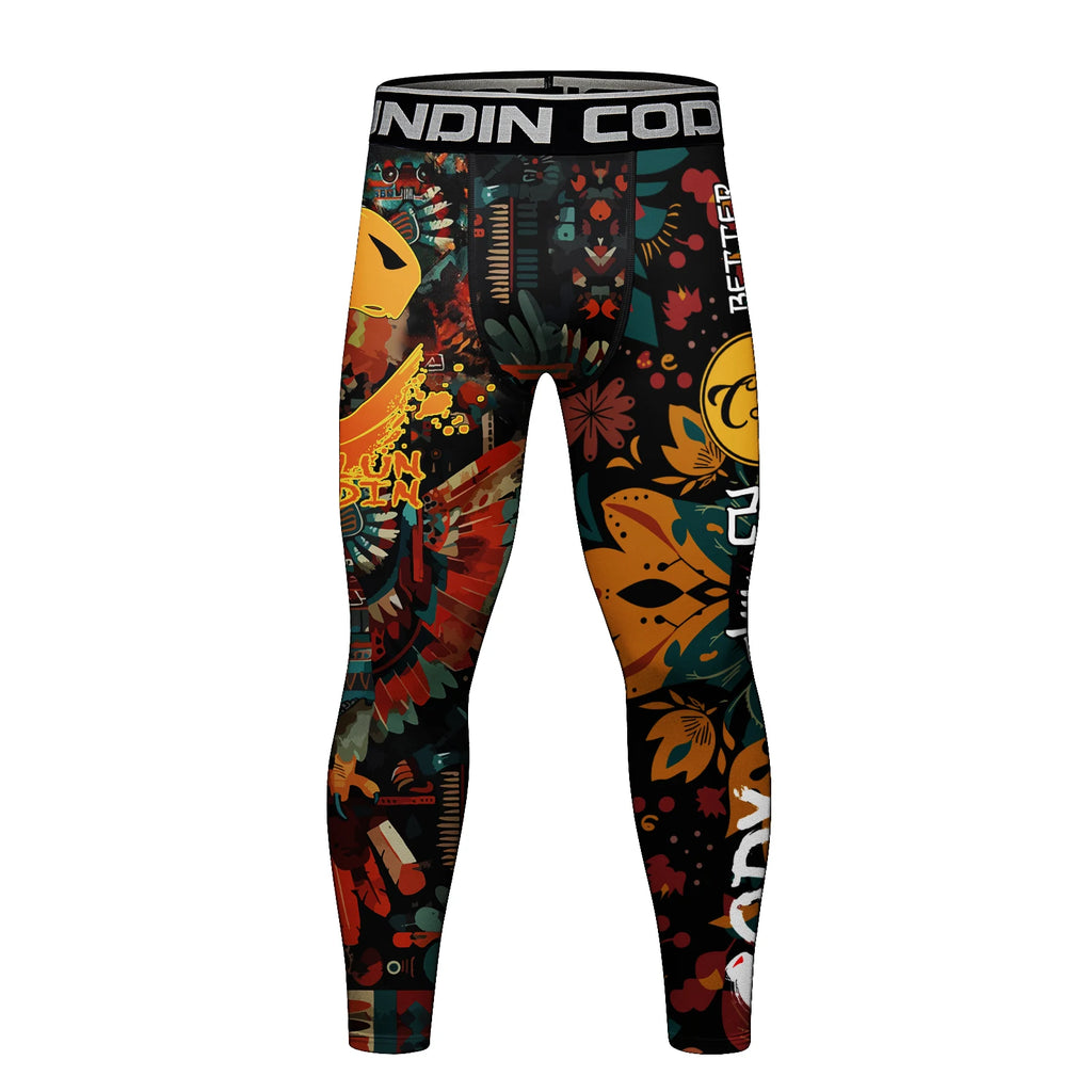 Men's MMA Rash Guard 4-Piece Fight Set – Sublimation Print Grappling Suit