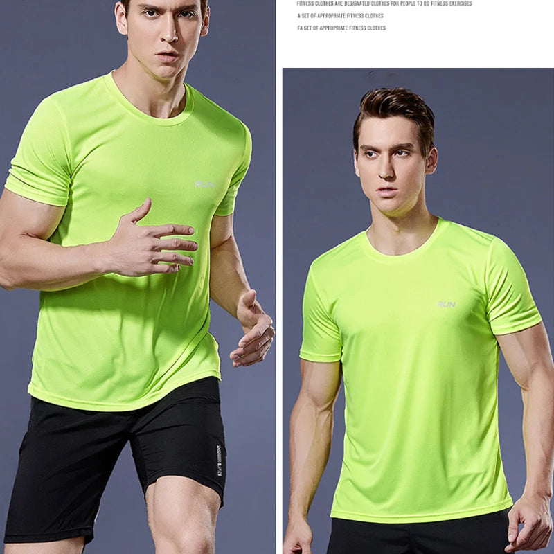 Men's Quick-Dry Compression Sports Running Shirt — Performance Base Layer
