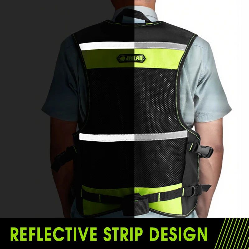 Heavy Duty Tool Vest – Multi-Pocket Work Vest for Electricians