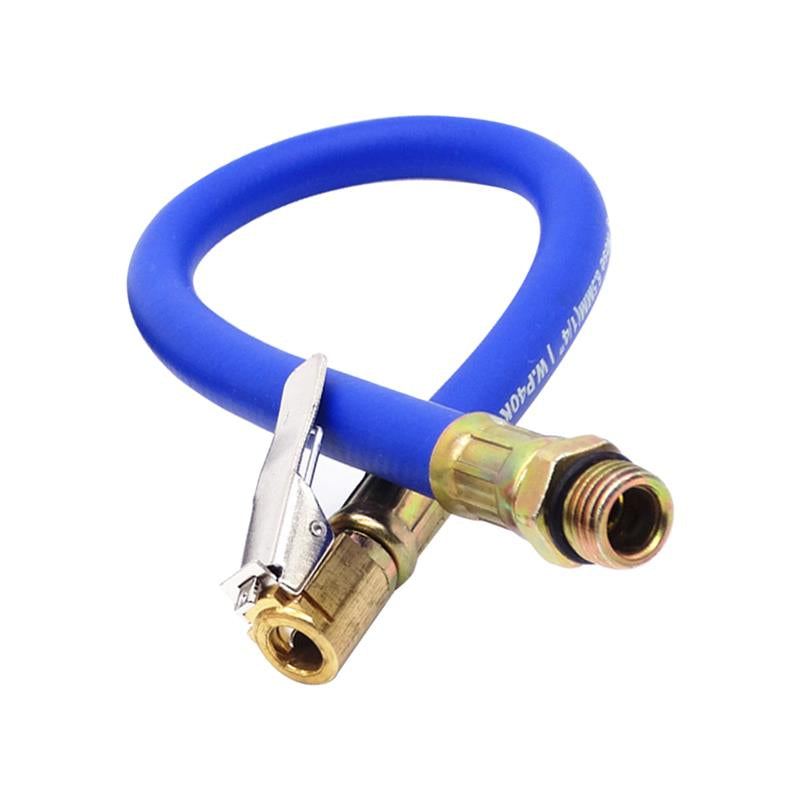 Tire Inflator Hose Extension with Locking Air Chuck