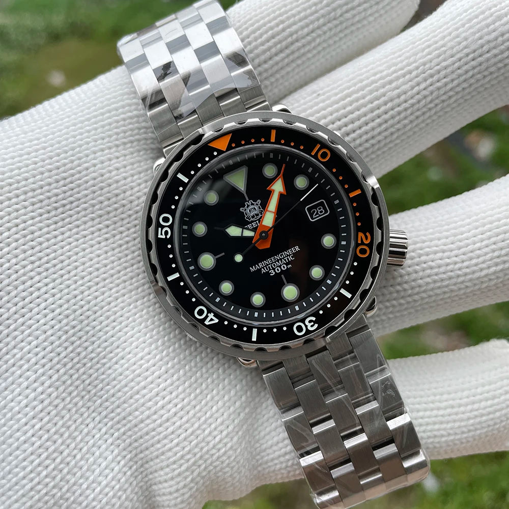 STEELDIVE SD1975C Tuna Can Dive Watch | 300M Waterproof NH35 Movement Ceramic Bezel