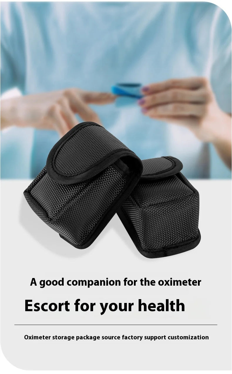 Protective Storage Case for Oximeter & Small Devices – Zipper Pouch Bag, 4 Styles