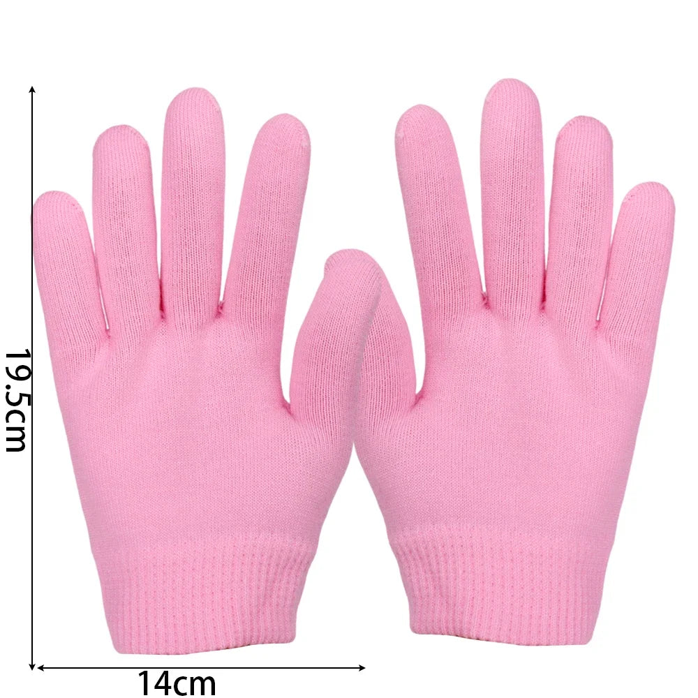 Silicone Moisturizing Hand & Foot Mask Socks – Reusable Exfoliating Gloves