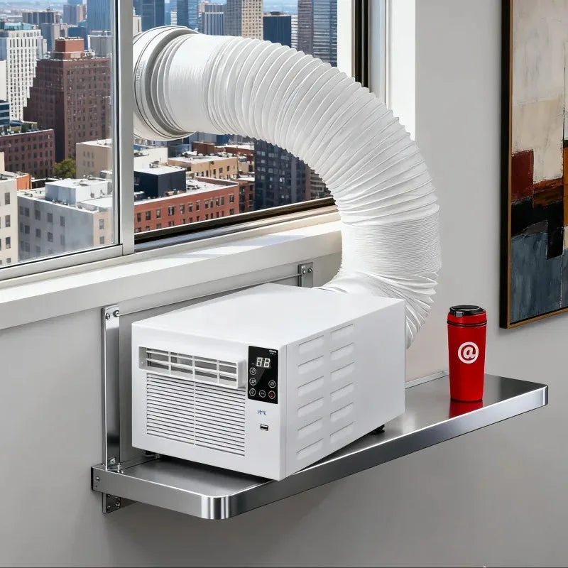 Portable Air Conditioner with R290 Refrigerant — Real Compressor Mini Window AC with Fast Cooling & Remote Control