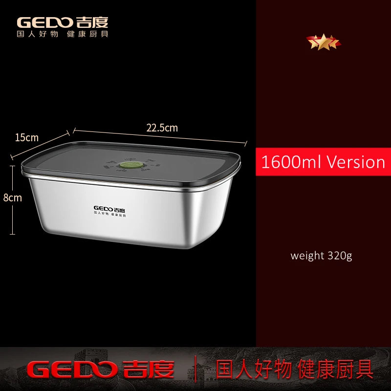 Stainless Steel Food Storage Container – Silicone Seal