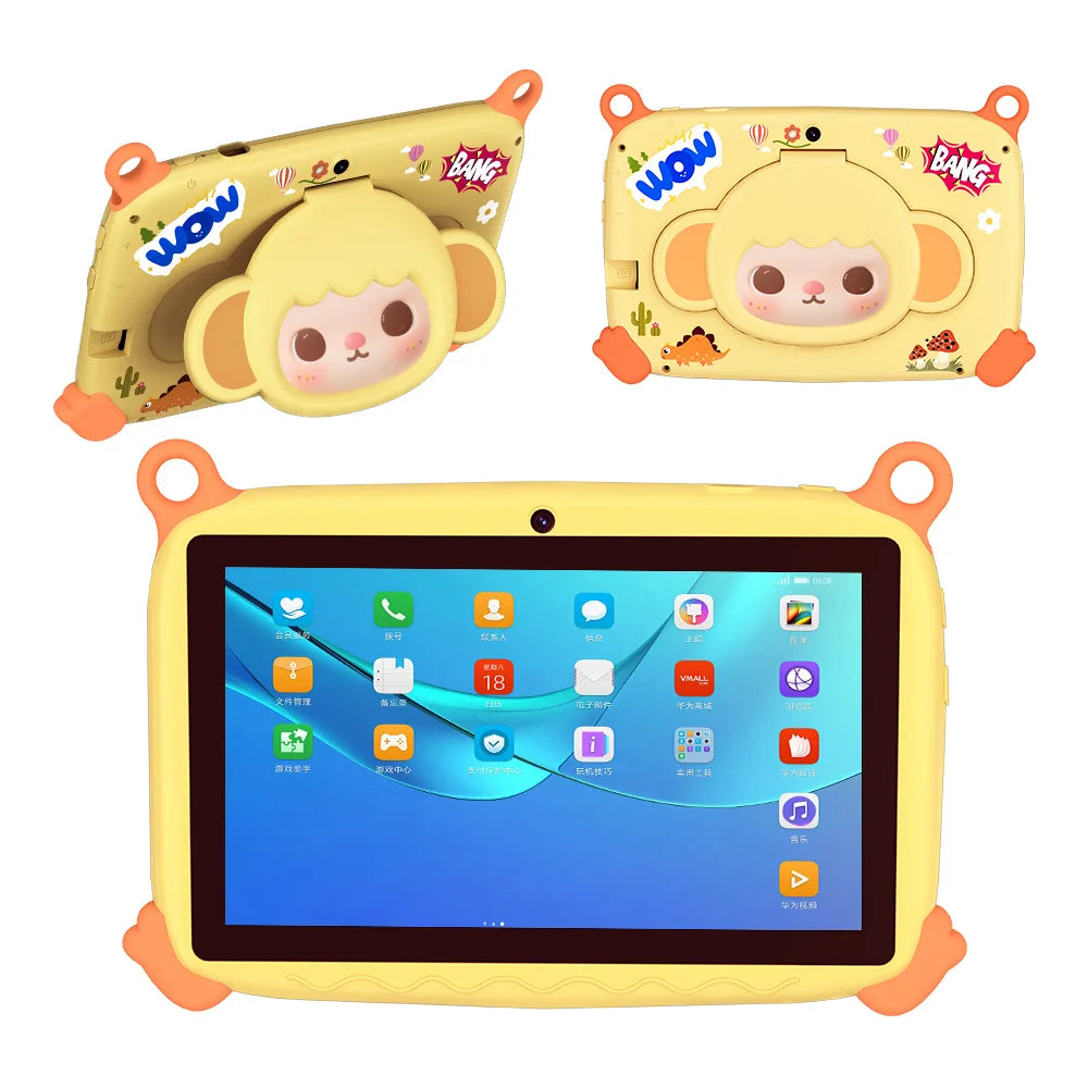 BDF 7" Kids Tablet – 4GB RAM, 64GB, Android 13, 5G Wi-Fi, 1280x800 IPS