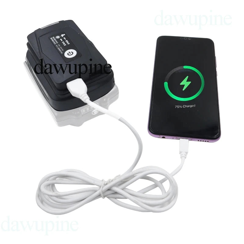 Li-ion Battery Case Adapter — Rechargeable Battery Holder with USB Output