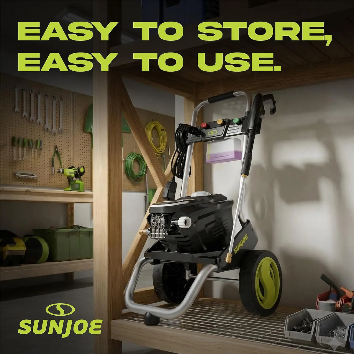 2200 PSI Electric Pressure Washer with Foam Cannon – 1.1 GPM, Turbo Nozzle, 25 Ft Hose