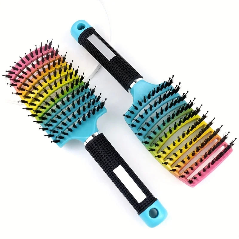Scalp Massage Hair Brush – Professional Detangling Tool for Wet & Curly Hair