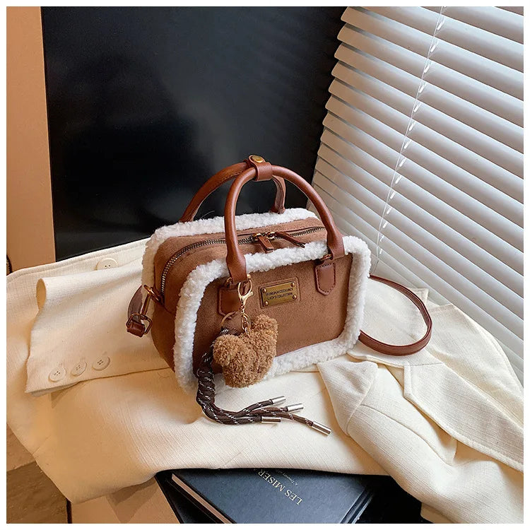 Plush Crossbody Bags for Women Shoulder Bags Versatile Purse and Handbags Designer Bag Female Bags Сумка Женская Bolsos Mujer
