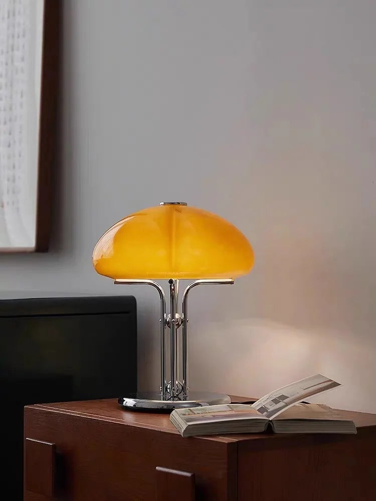Mushroom Table Lamp – Warm White Button Control