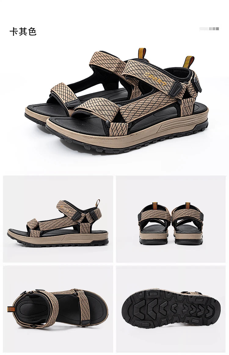 Men's Lightweight Casual Beach Sandals – Comfortable Outdoor Holiday Sandals