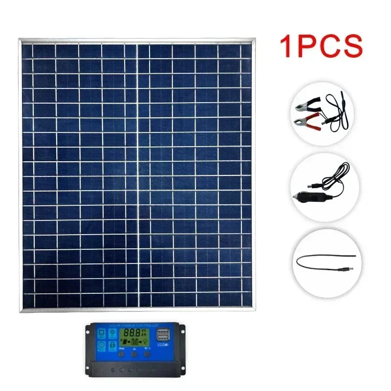 500W–1000W Solar Panel Kit — Complete Off-Grid Solar System for Home, RV & Cabin