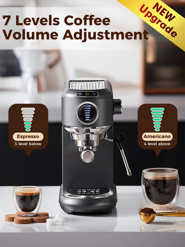Cafelffe 4-in-1 Coffee Maker – 19 Bar Espresso Machine, Dolce Gusto & Nespresso Capsule, ESE Pod & Ground Coffee
