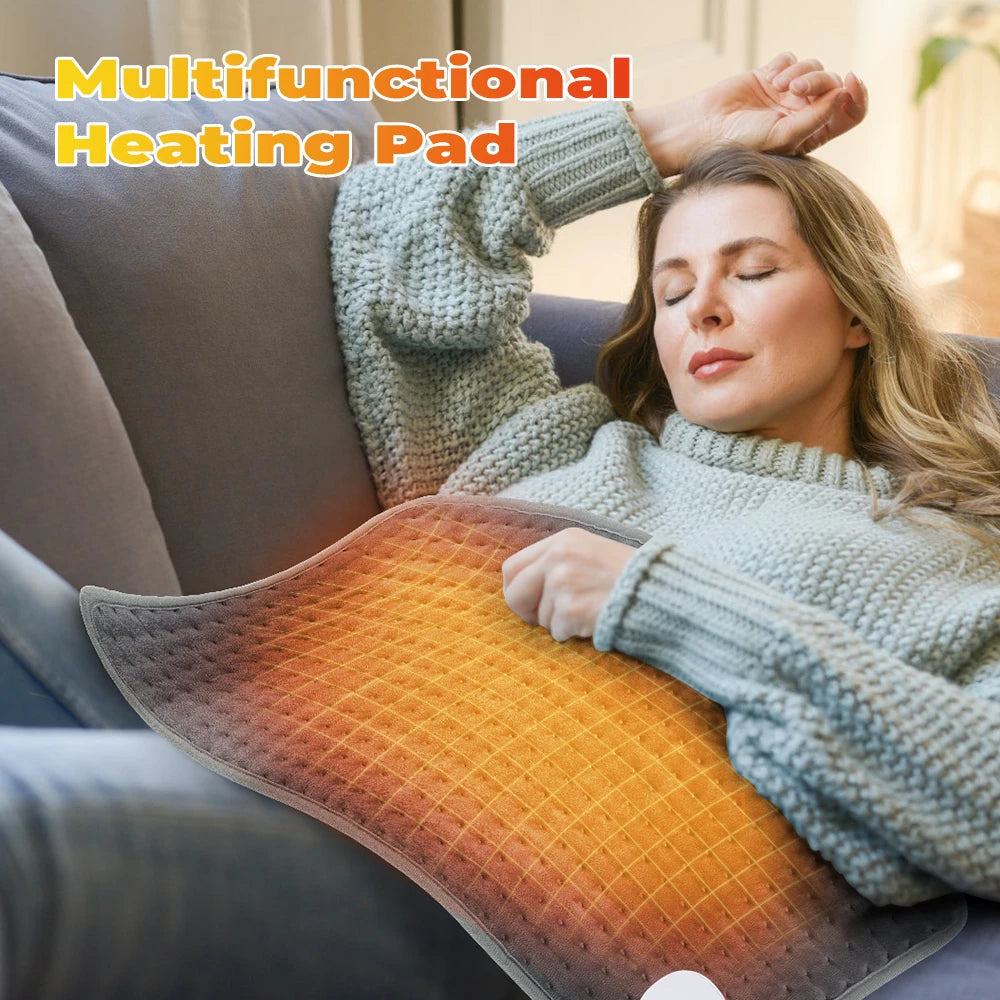 Electric Heating Blanket Mat – Heated Pad for Bed & Sofa, Warm Winter Thermal Blanket, 58x29cm