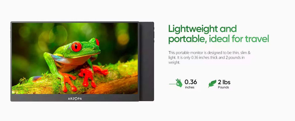 15.6-Inch Portable Touchscreen Monitor – 10-Point Full HD IPS