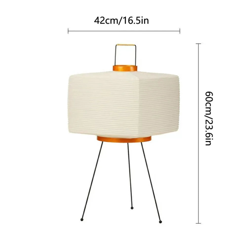 Paper Table Lamp – Japanese-Inspired Square Shade